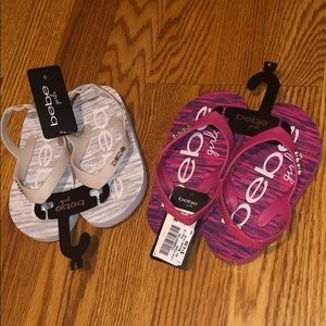 Bebe toddler girl sandals bundle